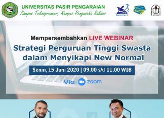 Gelar Webinar, UPP Hadirkan Beberapa Tokoh Nasional