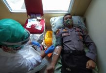 Peduli Sesama dan Peringati Hari Bhayangkara ke 74, Polres Rohul Donor Darah