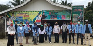 Abdikan Diri Pada Masyarakat, Tim Kukerta Relawan UR Gelar Sosialisasi dan Berjaga di Check Point