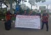 SAPMA PP Rokan Hulu Demo Desak Pemkab Rohul Transparansi Anggaran Covid-19