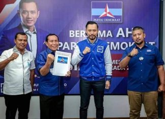 Demokrat Masuk Partai Pengusung H Sukiman Maju PILBUB 2020