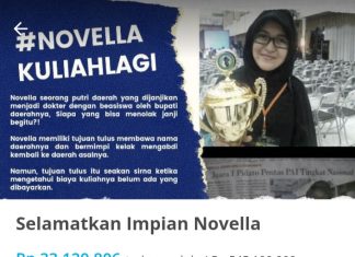 Pemkab Rohul BELUM Penuhi Janji, Novella Terancam Gagal Jadi Dokter, Harapkan Donasi