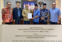 MENGEJUTKAN, Hafith Syukri-Erizal Dapatkan SK DPP PAN, “Siap berlayar”