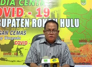 Hasil Swab Test ke-2 dan 3 Negatif, Pasien Positif Covid-19 di Rohul Dinyatakan Sehat