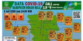 Kadiskominfo Rohul Umumkan Pasien Positif Covid-19 di Rohul Warga Ujung Batu