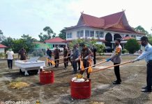 Kejari Rohul Musnahkan BB Tindak Pidana Umum