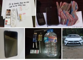 4 Pelaku Terduga Penyalahgunaan Narkoba Diamankan Polsek Rambah Hilir