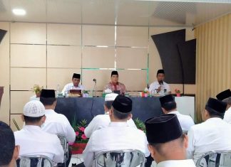 Anggota DPR RI, H Achmad M.Si Sambangi Kankemenag Rohul