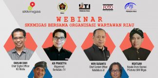 Rekrut 5 Organisasi Wartawan, SKK MIGAS Sumbagut – KKKS Wilayah Riau Gelar Webinar Jurnalistik