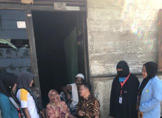 Bantuan Pemkab Rohul, Pemdes Talikumain Bagikan Sembako Ke Masyarakat