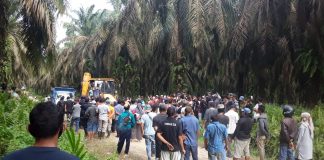 Sengketa Tanah PT Tolan III dengan Warga Desa Meranti Berakhir Ricuh