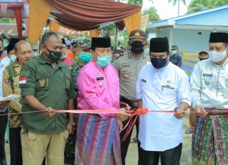 Bupati Rohul Saksikan Penyerahan BLT DD di Desa Pulo Raya