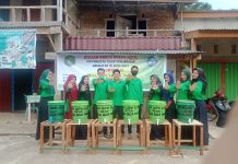 KREATIFITAS Mahasiswa KKN UPP, Buat Tempat Cuci Tangan Dari Barang Bekas