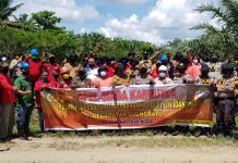 Apel Siaga Karhutla dan Simulasi Penanganan Karhutla di Kecamatan Ujung Batu