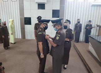 Gelar Sertijab, Kejari Rohul Miliki Kasi perdata dan Tata Usaha Negara Baru