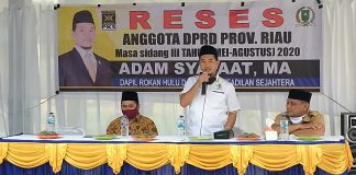 Adam Syafaat : Pilihan PKS Untuk H Sukiman dan Indra Gunawan Karena Hati
