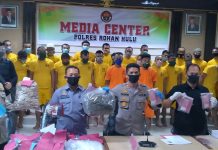 Dalam 7 Bulan Terakhir ,Polres Rohul Berhasil Ungkap 77 Kasus Penyalahgunaan Narkoba