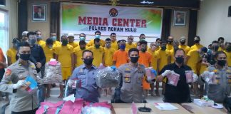 Dalam 7 Bulan Terakhir ,Polres Rohul Berhasil Ungkap 77 Kasus Penyalahgunaan Narkoba