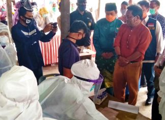 Pedagang Terkonfirmasi Positif Covid-19, Pemprof Riau Swab Massal Pedagang di Pasar Baru