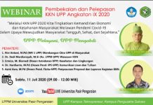 Rektor UPP “Melepas” 505 Mahasiswa KKN Angkatan IX 2020