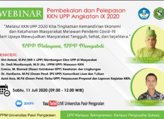 Rektor UPP “Melepas” 505 Mahasiswa KKN Angkatan IX 2020