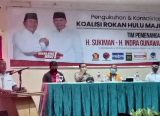 Kelmi Amri Ajak Menangkan H Sukiman dan Indra Gunawan Sebagai Bupati dan Wakil Bupati 2021-2024