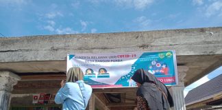 Tim Pengabdian UNRI Lakukan Pencegahan Covid-19 di Desa Bangun Purba