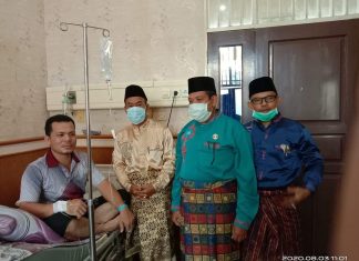 FKUB Rokan Hulu Besuk Ketua di RSUD