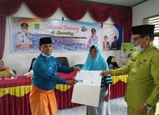 Camat Kepenuhan Launching Inovasi Pelayanan Keliling Administrasi Kecamatan Terpadu Meriah