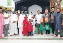 Jumat Berkah, Satu Keluarga Bersyahadat di Masjid An-Nur Pekanbaru