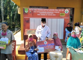 Pemdes Sungai Kemango Salurkan BLT DD Tahap IV