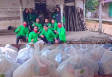 KKN UPP Desa Suka Maju Bagikan Sembako Kepada Kaum Duafa