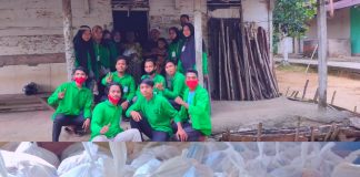 KKN UPP Desa Suka Maju Bagikan Sembako Kepada Kaum Duafa