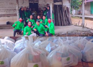 KKN UPP Desa Suka Maju Bagikan Sembako Kepada Kaum Duafa