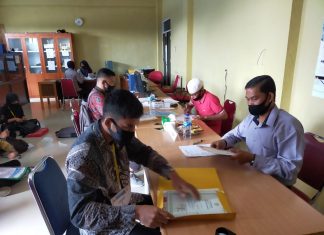 Diawasi Oleh Pengawas Eksternal, Rikmin Awal Penerimaan Bintara Polri Rohul Berjalan Tiga Hari
