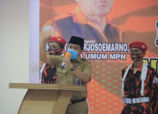 Hadiri Pelantikan Mahatidana, Sekda Rohul : Mari Ciptakan Pemuda Yang Siap Bersaing Sesuai Perkembangan Zaman