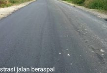 Warga Desa Tapung Jaya Minta Bupati Rohul Lanjutkan Pengaspalan Jalan