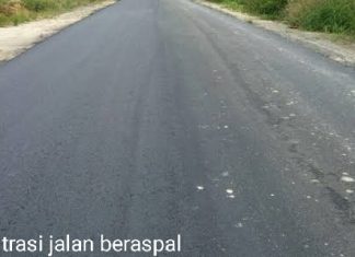 Warga Desa Tapung Jaya Minta Bupati Rohul Lanjutkan Pengaspalan Jalan