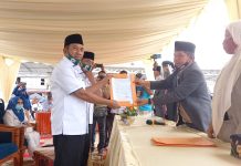 Mendaftar di KPU, Hafith-Erizal Didampingi Ratusan Pendukung dan Komunitas Emak-Emak