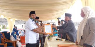 Mendaftar di KPU, Hafith-Erizal Didampingi Ratusan Pendukung dan Komunitas Emak-Emak