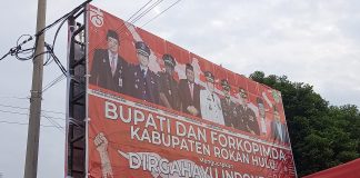 600 Baleho dan Banner Petahana Diharapkan Bawaslu Rohul Segera Ditertibkan