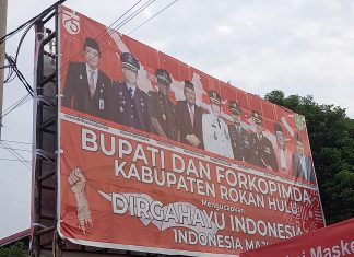 600 Baleho dan Banner Petahana Diharapkan Bawaslu Rohul Segera Ditertibkan