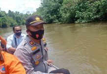 Bocah Hanyut dan Jenazah Belum Ditemukan, Polsek Rambah dan Tim Telusuri Sungai Batang Lubuh