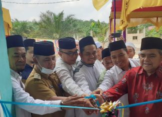 Bangkitkan Pendidikan Keagamaan di Kecamatan Kepenuhan, H Zulkifli Dirikan Rumah Dakwah Fastabiqul Khoirot