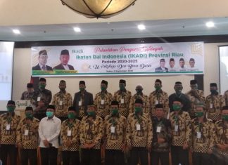 PP IKADI Lantik Pengurus Wilayah Ikatan Dai Indonesia Provinsi Riau