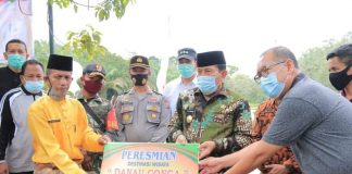 Bupati Rohul, H Sukiman Resmikan Destinasi Wisata Danau Conga Rambah Hilir