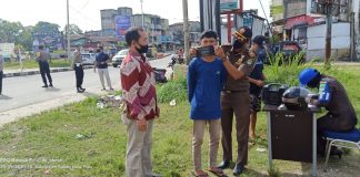 252 Masyarakat Rohul Terjaring Operasi Tim Yustisi Covid-19