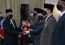 Gubri Resmi Kukuhkan Pjs Bupati Rokan Hulu