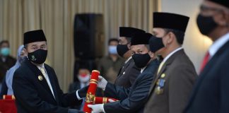 Gubri Resmi Kukuhkan Pjs Bupati Rokan Hulu