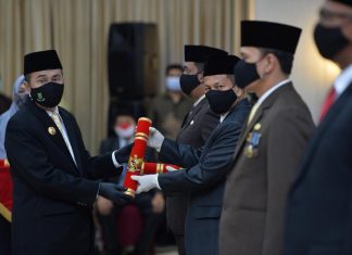 Gubri Resmi Kukuhkan Pjs Bupati Rokan Hulu